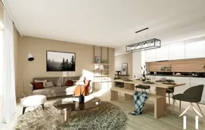 3 bedroom apartment at the top floor of a new residence chamonix-mont-blanc Ref # C4915 - B409 